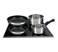 Arthur Martin AM2493 Batteria da cucina a 8 parti - acciaio inossidabile - manico rimovibile - tutte le luci inclusa linduzione