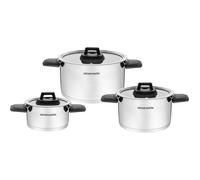 Arthur Martin Set di 3 pentole con manici pieghevoli - AM6321