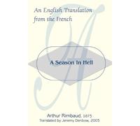 Arthur Rimbaud A Season in Hell (Tascabile)
