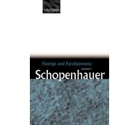 Arthur Schopenh Parerga and Paralipomena: Volume 1: Six Long Philoso (Tascabile)