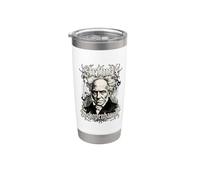 Arthur Schopenhauer Bicchiere termico in acciaio inox doppia parete