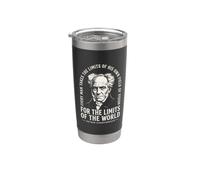 Arthur Schopenhauer Bicchiere termico in acciaio inox doppia parete