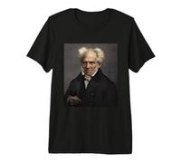 Arthur Schopenhauer Filosofo Tedesco Filosofia Moralità Maglietta Premium