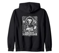 Arthur Schopenhauer Il Mondo Come volontà Filosofia Felpa con Cappuccio