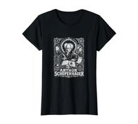Arthur Schopenhauer Il Mondo Come volontà Filosofia Maglietta con Stampa Grafica Economica