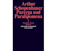 Arthur Schopenhauer Samtliche Werk, Book 4 (Tascabile)