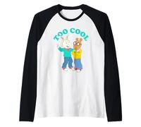 Arthur Too Cool Besties Arthur And Buster Classic Cartoon Maglia con Maniche Raglan