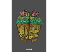 Arthur Treacher’s Fish & Chips 1969 Notebook: Lined College Ruled Paper, Planner, Diary, Journal, 6x9 110 Pages, Matte Finish Cover