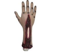 Arti divisi flessibili decorazioni horror per feste di Halloween spettacoli teatrali e attrazione ossessionante sangue finto mano tagliato