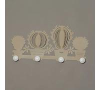 ARTI E MESTIERI Appendiabiti attaccapanni da Parete in Ferro Modello.Cactus Design Colore Beige