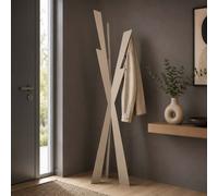Arti e Mestieri Appendiabiti da terra Zeus Metallo Beige