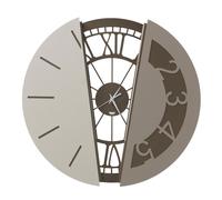 Arti e Mestieri Orologio da muro rotondo in metallo dal design moderno ed elegan