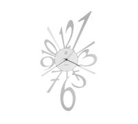 Arti & Mestieri Big Bang - Orologio da Parete di Design 100% Made in Italy - in Ferro, 31 x 55 cm - Alluminio