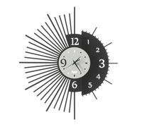 Arti e Mestieri Orologio da parete in metallo dal design moderno Miro Metallo