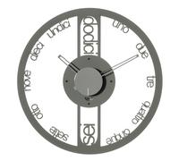Arti e Mestieri Orologio da parete moderno in metallo dal design unico Circolo M
