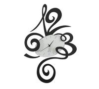 Arti e Mestieri Orologio da parete piccolo Robin Metallo Nero