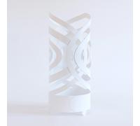 Arti e Mestieri Portaombrelli Optical Metallo Bianco
