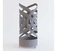 Arti & Mestieri Optical - Porta Ombrelli di Design 100% Made in Italy - in Ferro, 53 x 54 cm - Fango