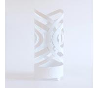 Arti e Mestieri Portaombrelli Optical Metallo Bianco