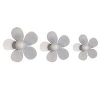 Arti & Mestieri – Set di 3 ganci Mod. Fiorello in alluminio