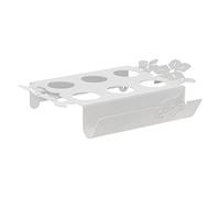 ARTI E MESTIERI Vassoio caffè Floreale Fior di Loto Bianco Marmo