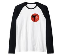 Arti Marziali combattente Tai Chi Qi Gong con Segno Chi Maglia con Maniche Raglan