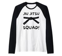 Arti Marziali di Gruppo e Squadra Jiu Jitsu Abbinata Maglia con Maniche Raglan