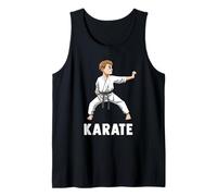 Arti Marziali E Ragazzo Che Pratica Karate Canotta