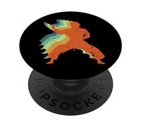 Arti marziali, Karate Taekwondo Kung Fu, Uomini Donne Bambini, Fresco PopSockets PopGrip Adesivo