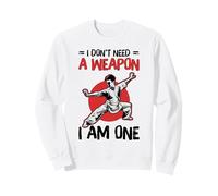 Arti Marziali Kung Fu Fighter Non Ho Bisogno di un'arma Felpa