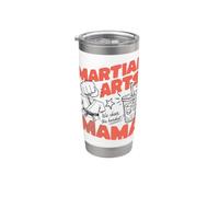 Arti Marziali Mamma Noi tifare Il Caffè Più Difficile Sport Mamma Bicchiere termico in acciaio inox doppia parete