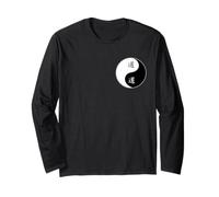 Arti Marziali Marziali Yin Yang Taoismo con Segno Dao Maglia a Manica