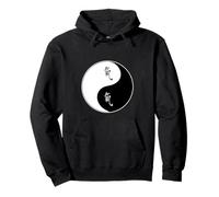 Arti Marziali Taiji Qi Gong Yoga Yin Yang Tao Simbolo e Chi Felpa con Cappuccio