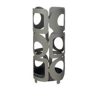 Arti & Mestieri Bubbles - Porta ombrelli di Design 100% Made in Italy - in Ferro, 23 x 55H cm (Fango)