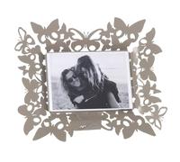 Arti & Mestieri Farfalloso - Porta Foto orizzontale di Design 100% Made in Italy - in Ferro, 30,5 x 25,5 cm (Sabbia)