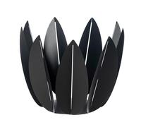 Arti & Mestieri Ficus - Agrumiera di Design 100% Made in Italy - in Ferro, 27,6 x 23 cm (Nero)