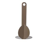 Arti & Mestieri Ficus - Porta rotolo di Design 100% Made in Italy - in Ferro, 16,3 x 30 cm (Beige)