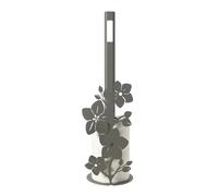 Arti & Mestieri Fior di Loto - Porta carta igienica di Design 100% Made in Italy - in Ferro, ⌀ 15x50h cm (Fango)