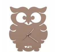 Arti & Mestieri, Gufino, Orologio da Parete Beige, Metallo