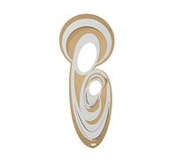 Arti & Mestieri Icona Maternità Oro Trasparente e Bianco Marmo