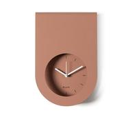 Arti & Mestieri Lembo - Orologio da parete di Design 100% Made in Italy - in Ferro, 21 x 32h cm (Mocha mousse)