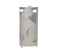 Arti & Mestieri Linea Gatti - Porta Ombrelli di Design 100% Made in Italy - in Ferro, 23 x 55 cm - Fango