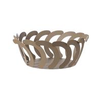 Arti & Mestieri Mambo - Centrotavola Piccolo di Design 100% Made in Italy - in Ferro, ⌀ 21cm, 10,5h cm (Beige)