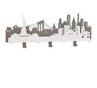 Appendiabiti da Parete moderno N.Y.C New York design Arti e Mestieri in Ferro
