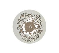 Arti & Mestieri C'Era Una Volta - Orologio da Parete di Design 100% Made in Italy - in Ferro, Diametro 50 cm - Avorio e Bronzo