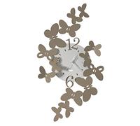 Arti & Mestieri Orologio da Parete Papillon Grande Beige e Bianco Marmo