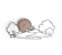 Arti & Mestieri, Orologio Paesaggio Fango 98cm, Acciaio