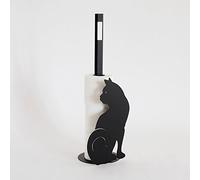 Arti & Mestieri Porta Rotolo Carta Igienica Gatto Nero