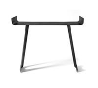 Arti & Mestieri Tibet - Consolle da ingresso di Design 100% Made in Italy - in Ferro, 110 x 35 x 85h cm (Nero)