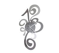 Arti & Mestieri Truciolo - Orologio da Parete di Design 100% Made in Italy - in Ferro, 40 x 80 cm - Ardesia e Alluminio